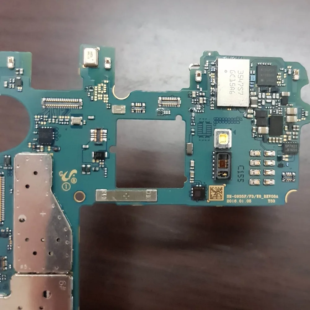 Tehxv для samsung Galaxy S7 edge G935F G935FD G935V материнская плата оригинальная 32 гб тестирование Хорошее