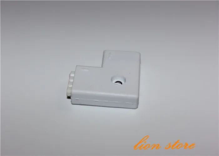 5 шт./лот 10 мм 4pin L тип RGB led разъем беспроводной для 5050 полосы света не нужно паять
