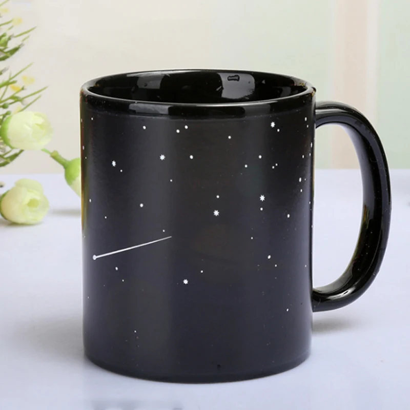 Новейший стиль Galaxy керамические чашки Кружка с измененяющимся цветом кружки для