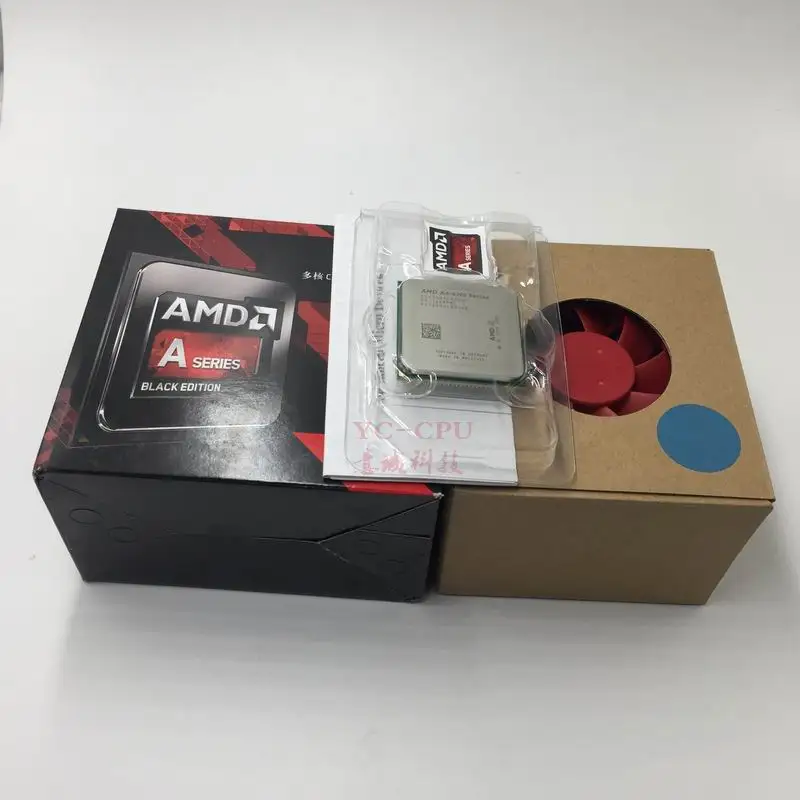AMD APU A10-7870K Процессор процессор коробку с радиатор 4 ядра 3 9 ГГц Мб разъем FM2 + Кэш