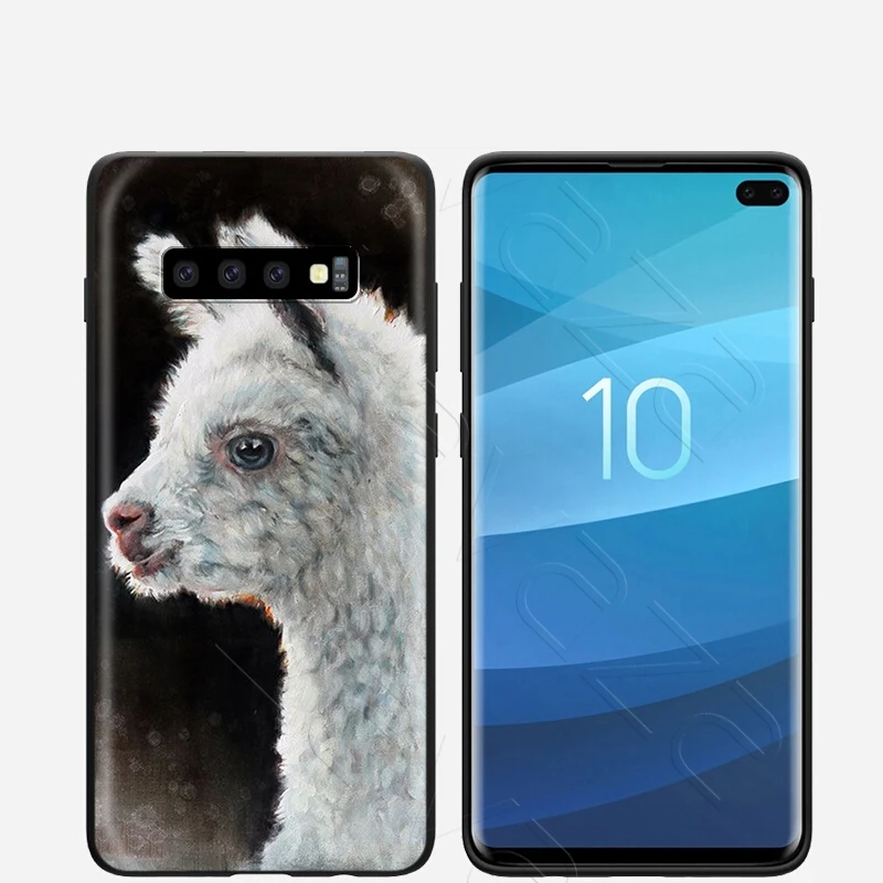 Lavaza лама ламы альпаки чехол с животным узором для Samsung Galaxy S6 S7 край J6 S8 S9 S10 плюс A3 A5