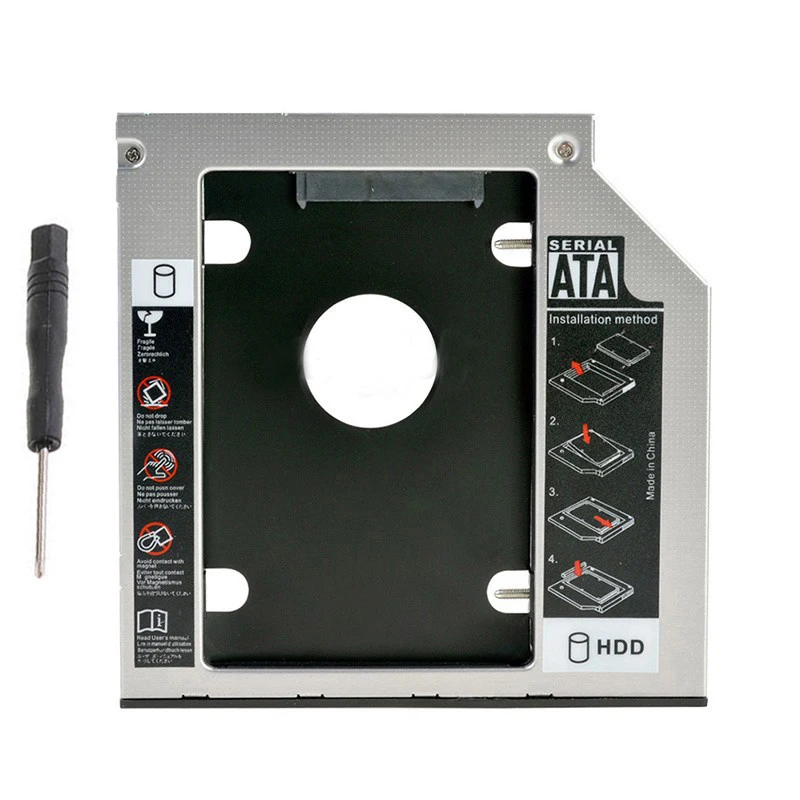 Добавить 2nd SATA 2.5 &quotжесткий диск HDD SSD корпус Caddy адаптер для Lenovo G50 G50-30 G50-70 |