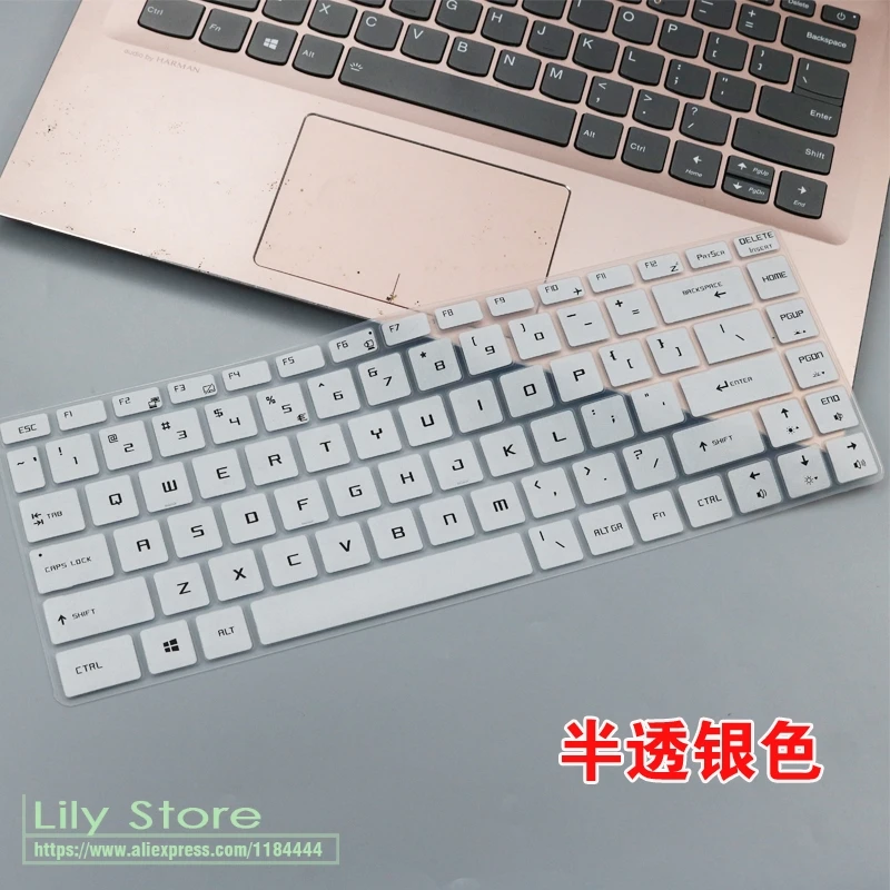 Силиконовая клавиатура для ноутбука MSI GS65 GF63 P65 PS63 WS65 9TH station Creator Stealth 15,6 дюймов MSI PS42 14 дюймов
