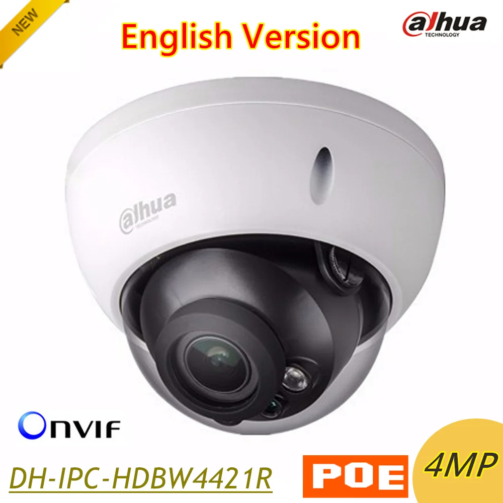 Большие Скидки DH IPC HDBW4421R Dahua IP Камера 4MP 2688*1520 Onvif Купольная Full HD 1080 P Поддержка SD