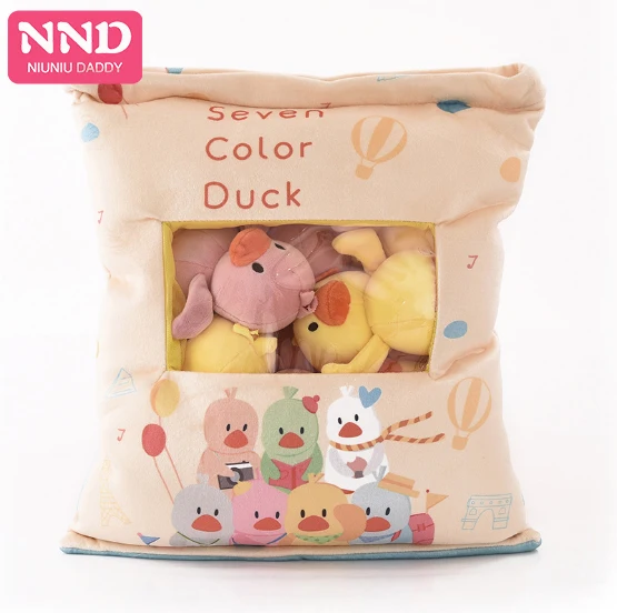 Niuniu, плюшевая подушка для еды, 45*40 см, единорог, динозавр, игрушки, моделирование, еда, мягкие Кляпы в форме шариков, пудинг, сумка, Kawaii, подушка, подарок для девочки