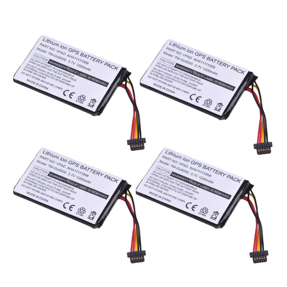 Аккумулятор для GPS TomTom 4FL50 4FL60 Go 1200 GO 3 7 5000 5100 6000 PRO TRUCK 6100 525 мАч 4 шт.|Цифровые
