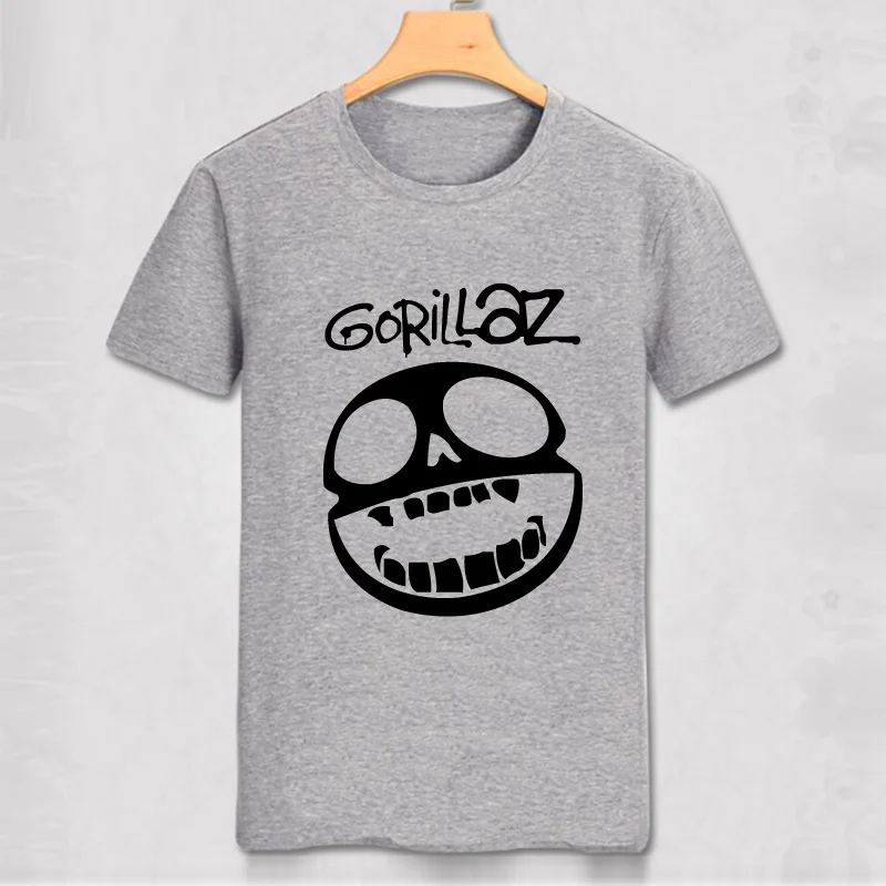 Gorillaz рок группа рэп хип хоп белые черные Графические футболки повседневные