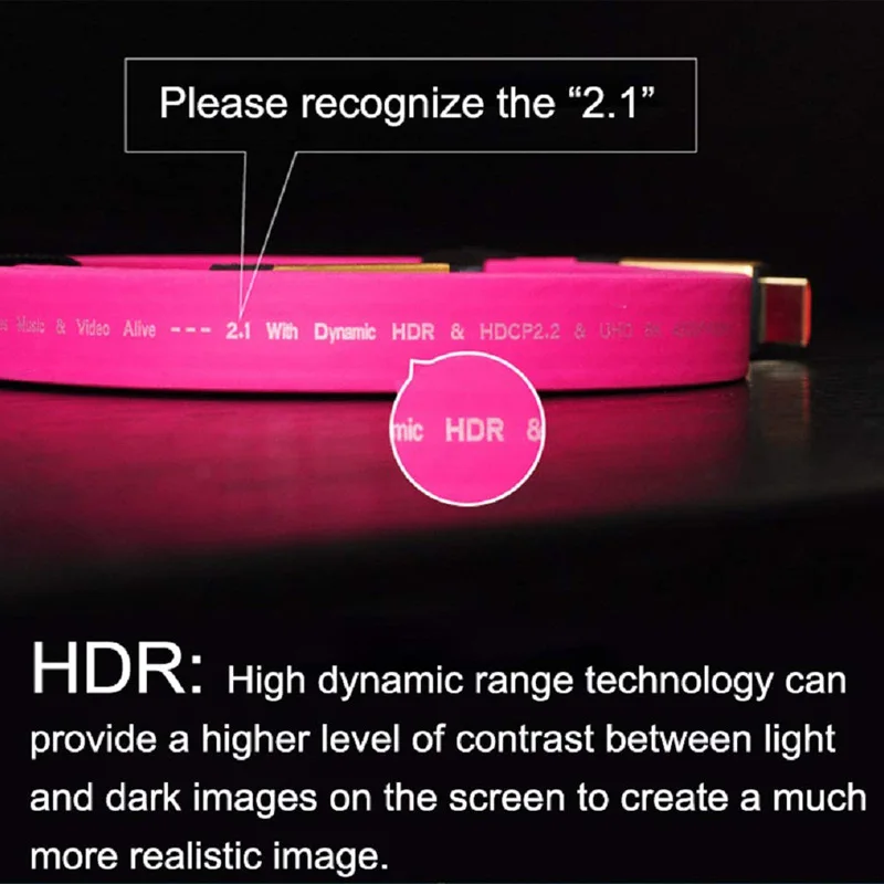 Высокопрочный кабель HD 2 1 Ultra-HD (UHD) 8K 48 Гб/с с аудио и Ethernet совместимый HDMI шнур 10 м 15