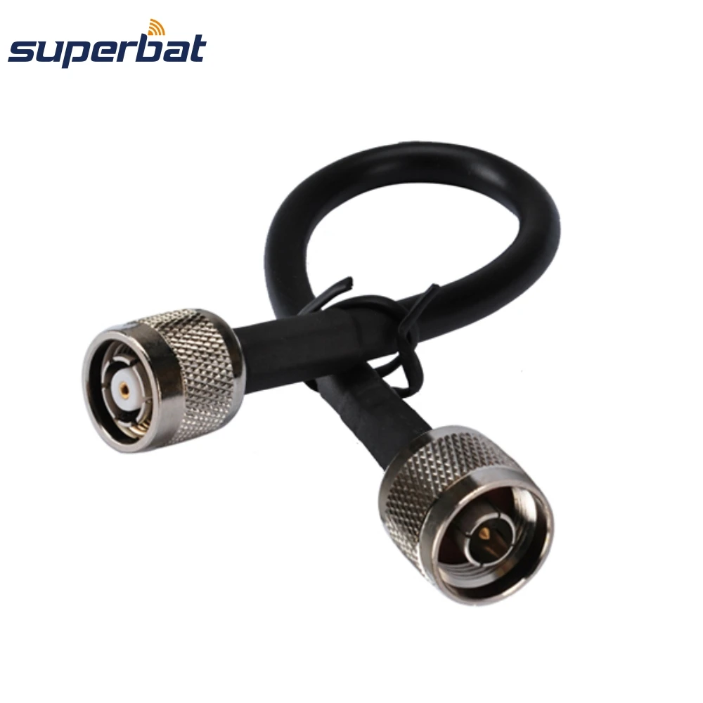 Superbat RP-TNC Plug(Female in) to N Male Straight Paitail Cable LMR195 1500cm