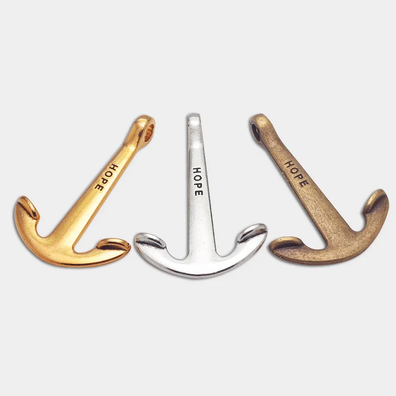 Винтажные металлические подвески в виде букв якорь надежды для самостоятельного