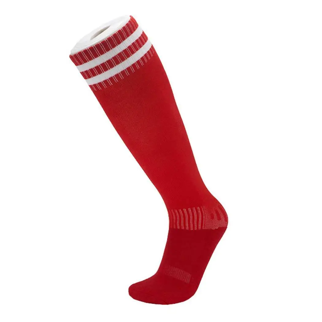 Футбольные носки спортивные унисекс до колена двойной Цвет Соответствующие