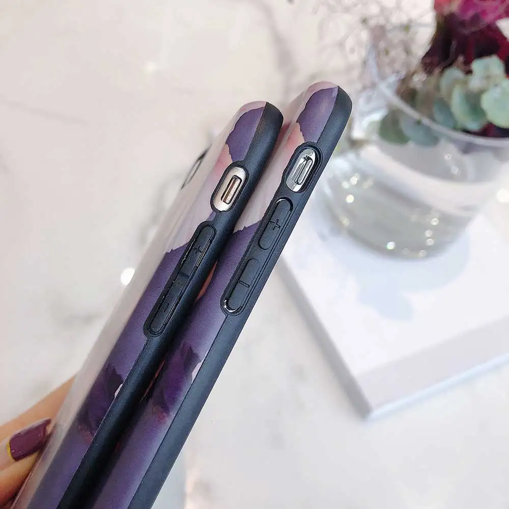 Чехол для iphone XS MAX XR X Модный чехол с цветочным рисунком 8 7 6S 6 Plus |