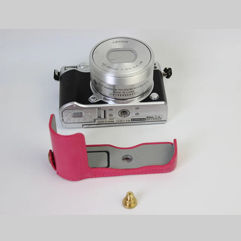 Чехол для камеры Nikon 1 J5 1J5 комплект из искусственной кожи чехол с отверстием
