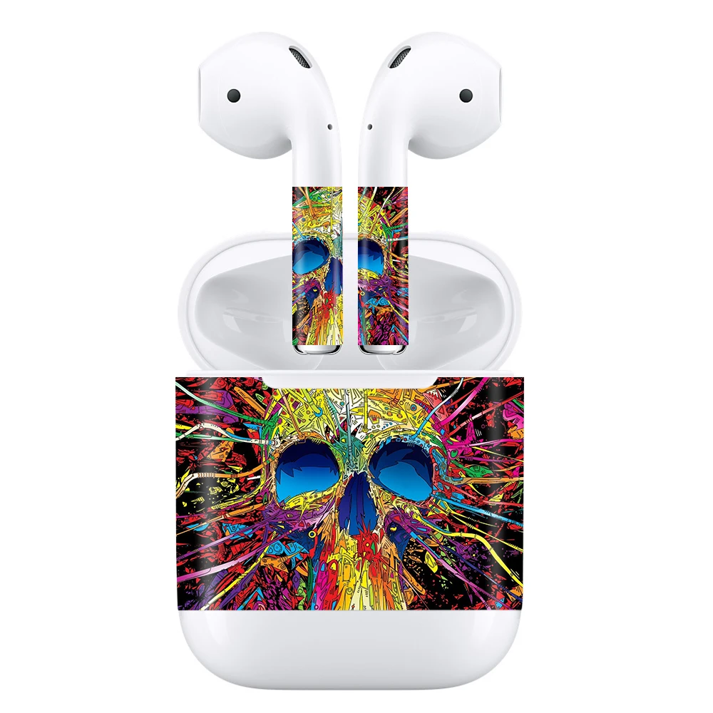 GOOYIYO 5 + 1 Набор DIY личностные наклейки 3m виниловая защитная кожа Totora для Apple Airpods