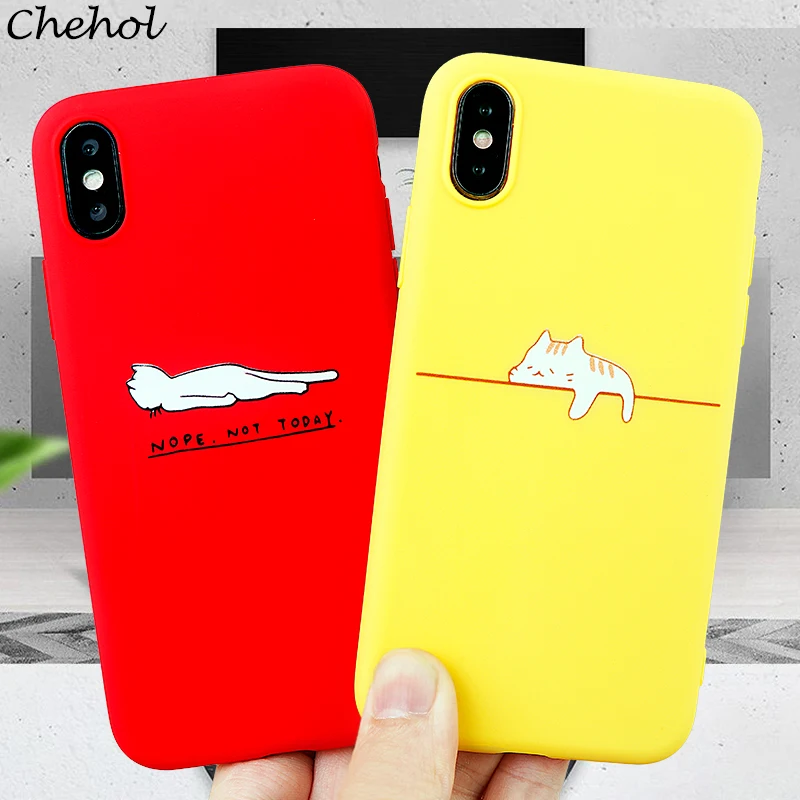 Модные телефонные Шкафы для IPhone X XS MAX XR 8 7 6 S Plus милый мягкий силиконовый чехол