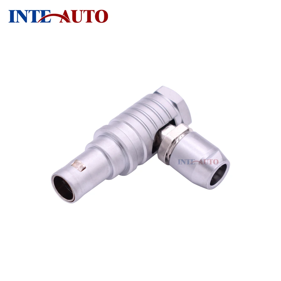 

Industrial Right Angle Male Connector,Electrical Cable Plug,M9 Size,0B Series,5 Pins,without Sleeve FTHG.0B.305