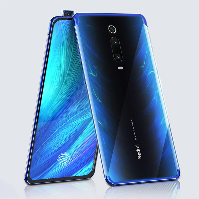 Роскошный чехол с покрытием для Xiaomi Mi 9T мягкий прозрачный из ТПУ Pro защитные