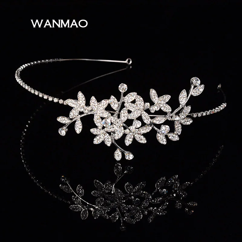 Western style Jewelry headdress handmade crowns and tiaras headband hair accessories bride flower women crown HD141 | Украшения и