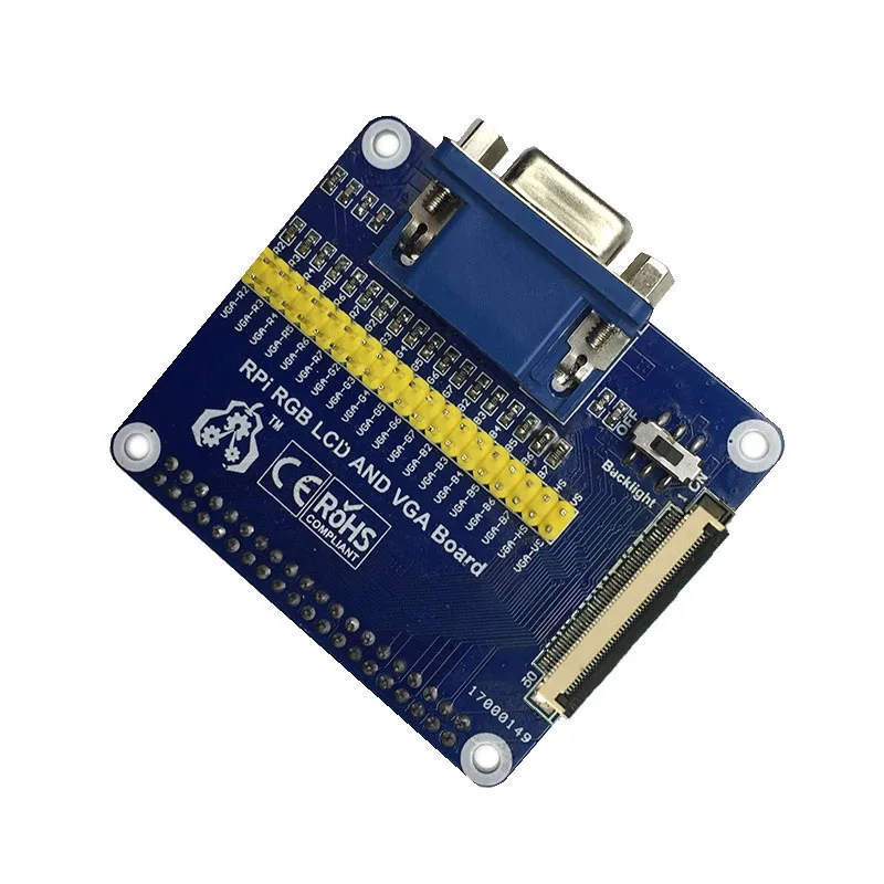 Raspberry Pi 7 дюймов LCD 1024x600 IPS дисплей и VGA разъем DPI драйвер|raspberry pi|pi 7lcd raspberry pi |