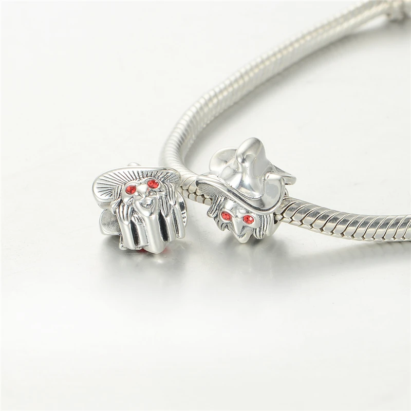 2016 подарок на день Хэллоуина серебро ведьма ювелирные изделия шармы бусины