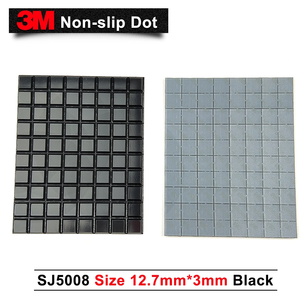 3M резиновый клей Bumpon SJ5008/защитные резиновые точки/черный цвет/Ш 3000 мм * в 3 мм/шт.