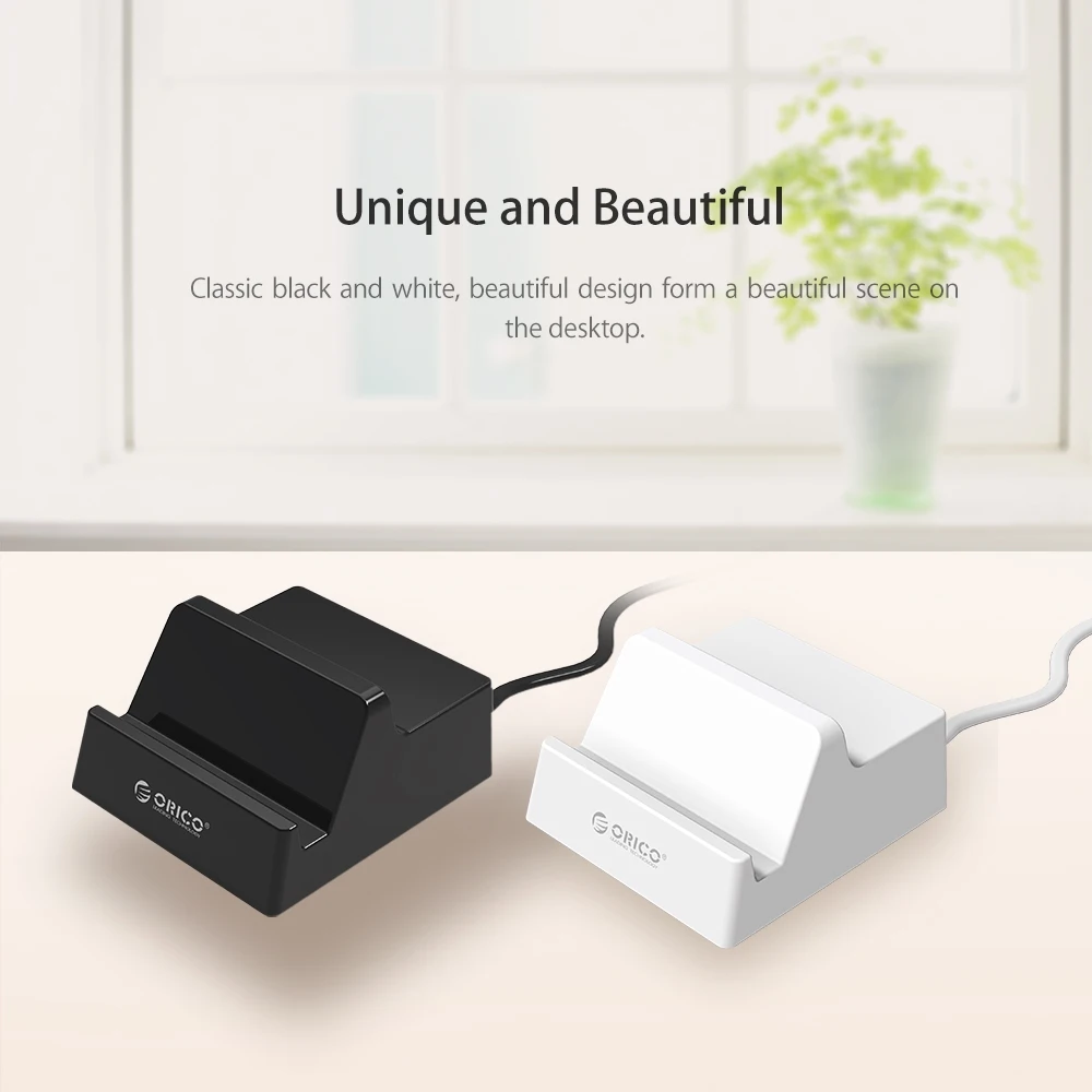 USB зарядное устройство с 4 портами ORICO настольное умное креплением для