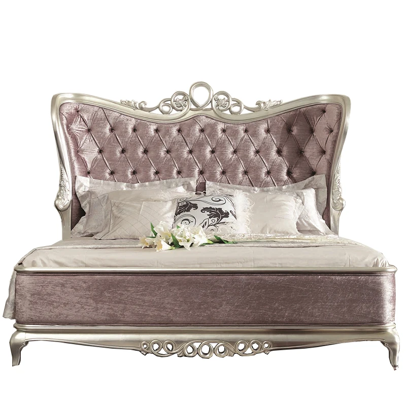 Мебель foshan французская деревянная рама классическая кровать Наборы