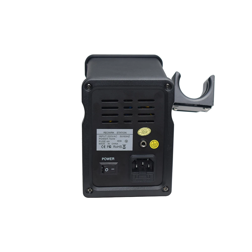 1 комплект с цифровым дисплеем Eruntop 8586+ Электрические паяльники+ фена SMD паяльная станция модернизированная с 8586
