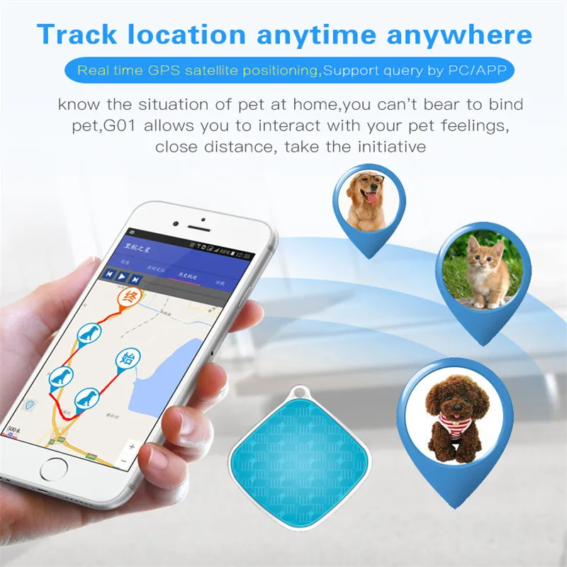 Global Locator Real Time Pet GPS Tracker For Dog/Cat Collar Tracking | Дом и сад