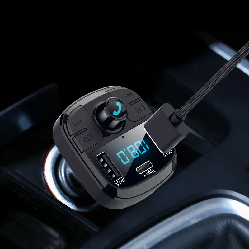 Автомобильный комплект JaJaBor с Bluetooth беспроводной fm передатчик громкой связи MP3