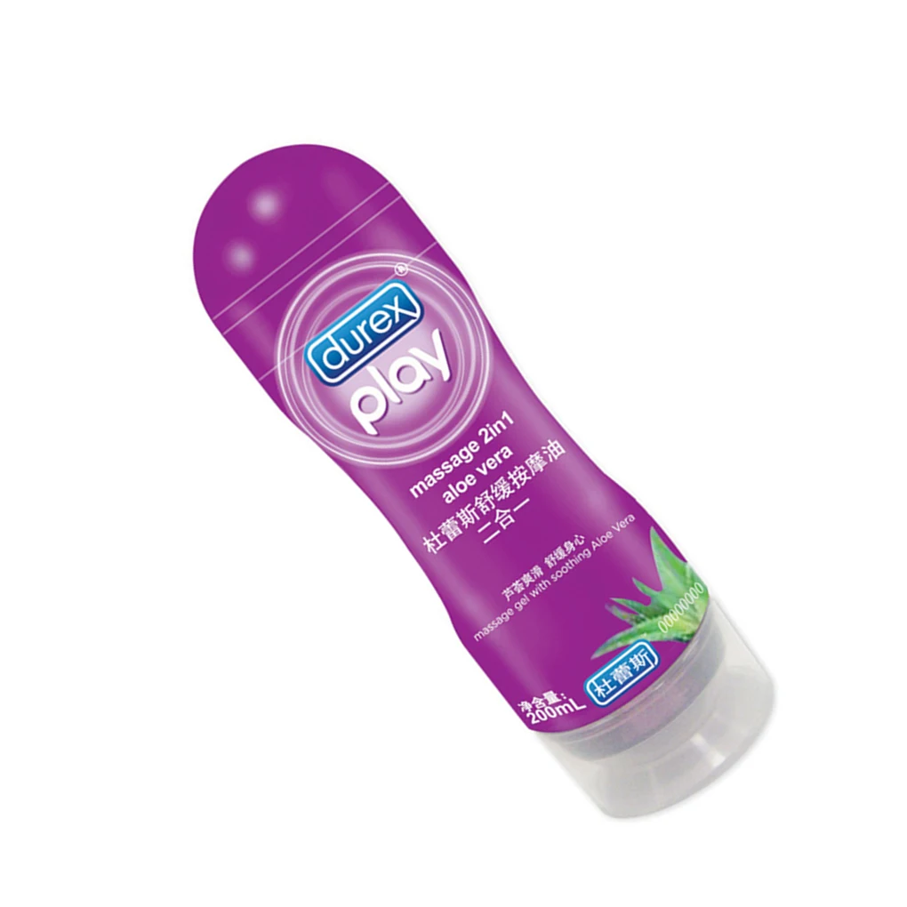 Durex 200 мл Алоэ Вера секс смазки 2 в 1 расслабляющий массаж для женщин девушек