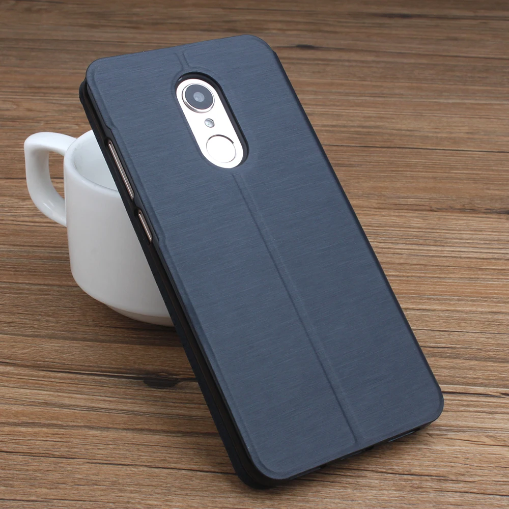 Чехол книжка из искусственной кожи для Xiaomi Redmi 5 чехол с бумажником Xiomi Funda on Redmi5