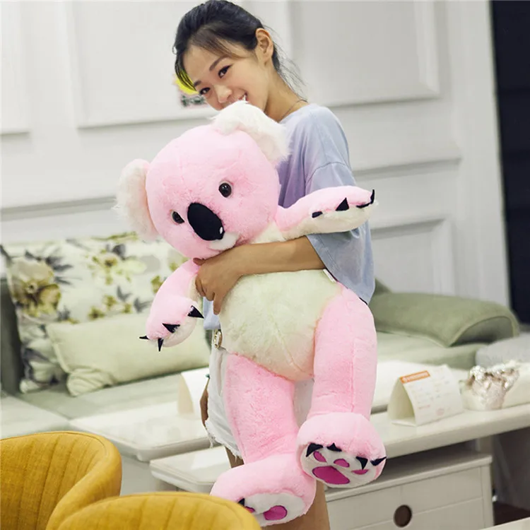 

about 70cm lovely pink koala plush toy soft doll throw pillow Christmas gift w0725