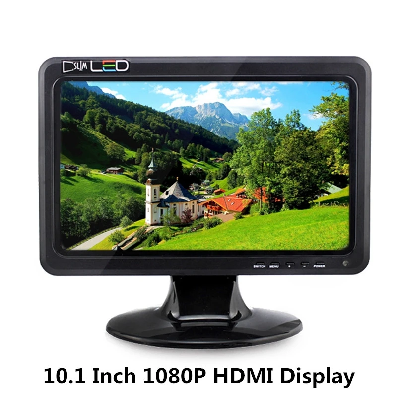 Elecrow 10 1 дюймов Raspberry Pi 3 дисплей монитор 1080P HDMI экран 1024x600 TFT LCD Портативный HD VGA для
