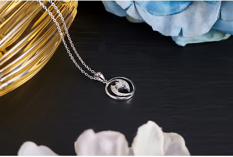 Ювелирные изделия, 0.3CT, подвеска с бриллиантом, 18 К, белое золото, для женщин, ожерелье, блестящий светильник, роскошный подарок для девочки, сертифицированные Уникальные Подвески