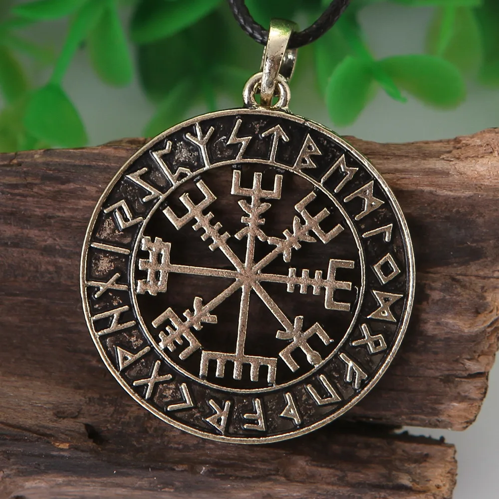 Viking Vegvisir in Rune Round Pendant Vintage Drop Shipping | Украшения и аксессуары