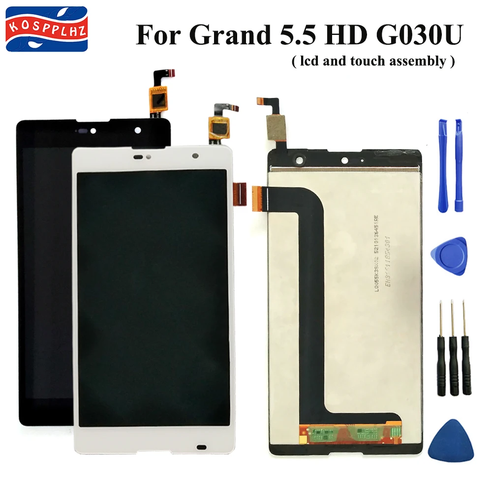 Оригинальный ЖК-дисплей KOSPPLHZ для BLU Grand HD 5 G030 G030U сменный дигитайзер сенсорного