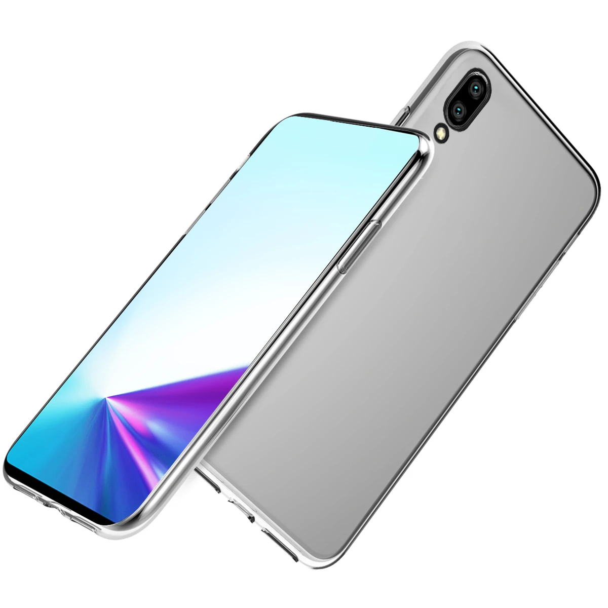 Тонкий прозрачный чехол для Oppo K3/Reno Z/Realme X/A9/A1k/Reno 10x ZOOM/Reno/R15/A7 Прозрачная мягкая