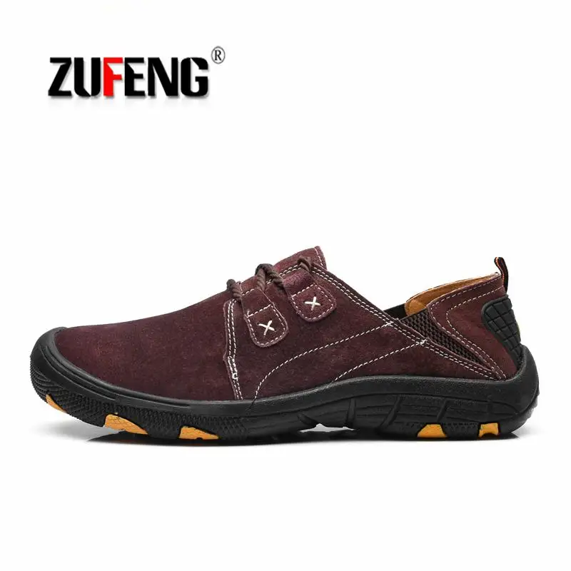 

Большие размеры 38-48, Мужская обувь из натуральной кожи, походная обувь, мужские кроссовки, зимняя теплая спортивная обувь, уличные удобные з...