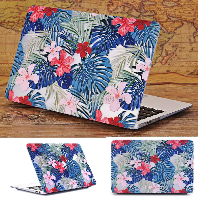 Матовый Жесткий чехол с цветочным принтом для MacBook Air 11 13 15 A1932 A1706/A1707 12 дюймов |