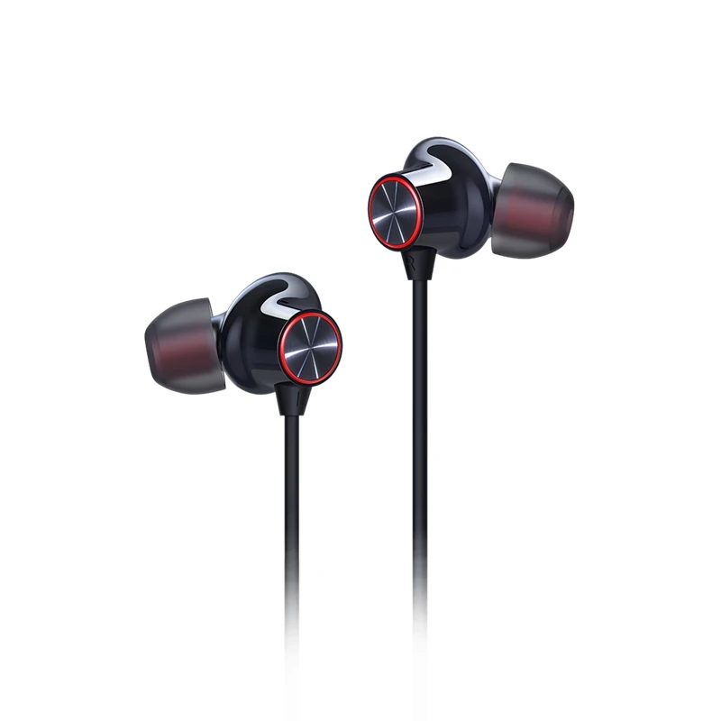 black OnePlus Bullets беспроводной 2 Bluetooth магнитное управление микрофоном в ухо наушники Гибридный AptX Быстрая зарядка для Oneplus 6T 7 Pro - Цвет: black