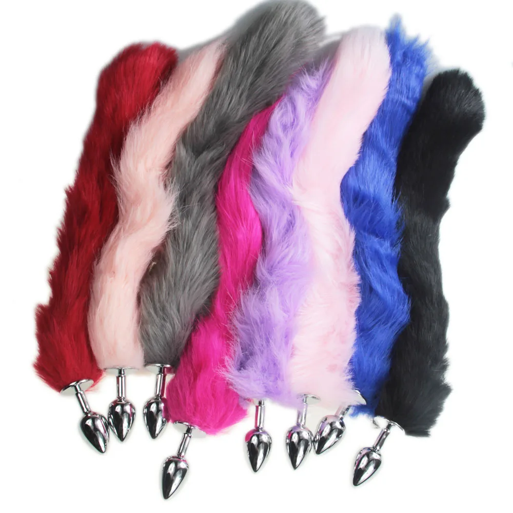 Лисий хвост Анальная искусственная пуля телефон точка G стимулирующие игрушки