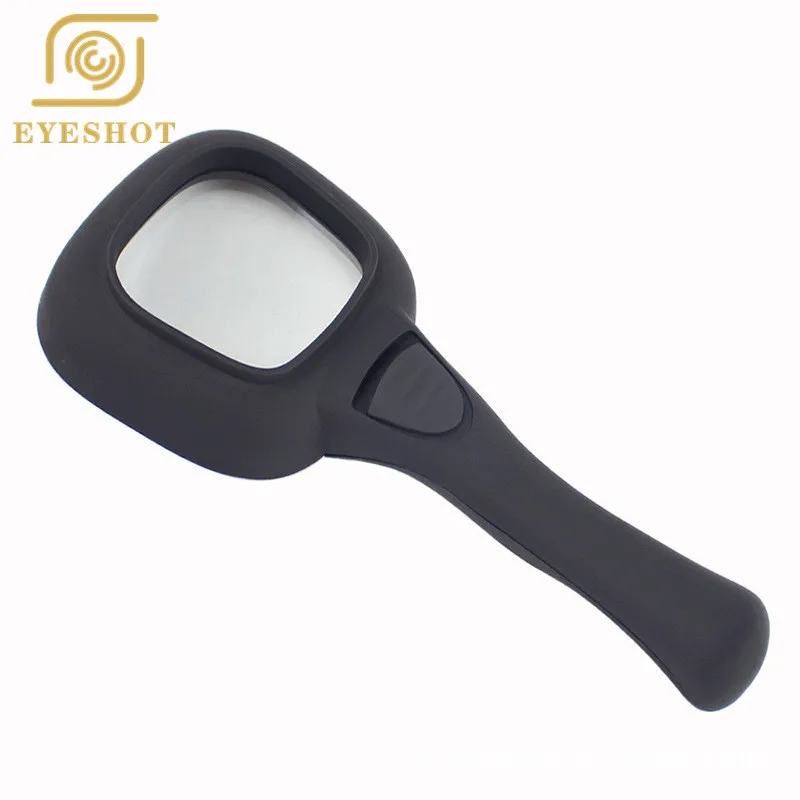 EYESHOT увеличительное стекло ручной квадратный для чтения лупа карты с 6