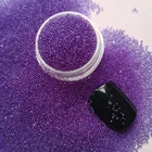 Своими руками Pedrarias фиолетовые кристаллы AB, стеклянные икры, маленькие 3D микро Русалка лак для ногтей, украшение