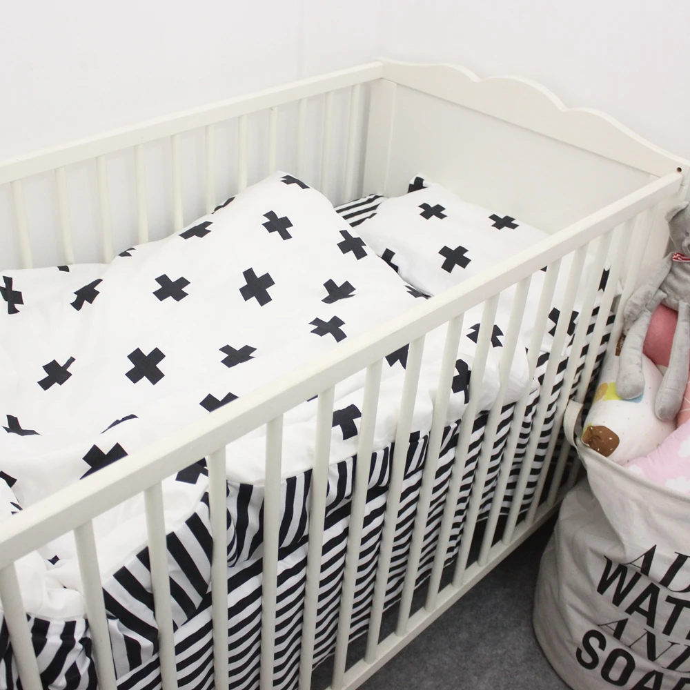 3 шт./компл. новый дизайн Комплект постельного белья для малышей хлопковый