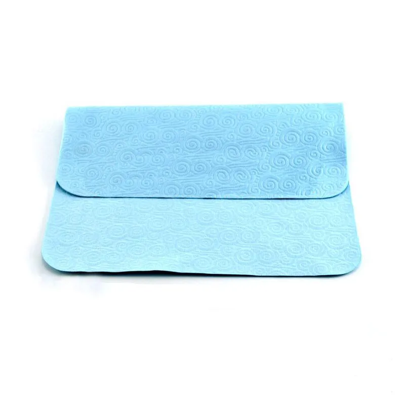 4pcs Blue 4 цвета благоприятный облачный узор синий зеленый розовый желтый ткань для очков ткань для камеры Ткань для очистки объектива ткань для очистки камеры - Цвет: 4pcs Blue