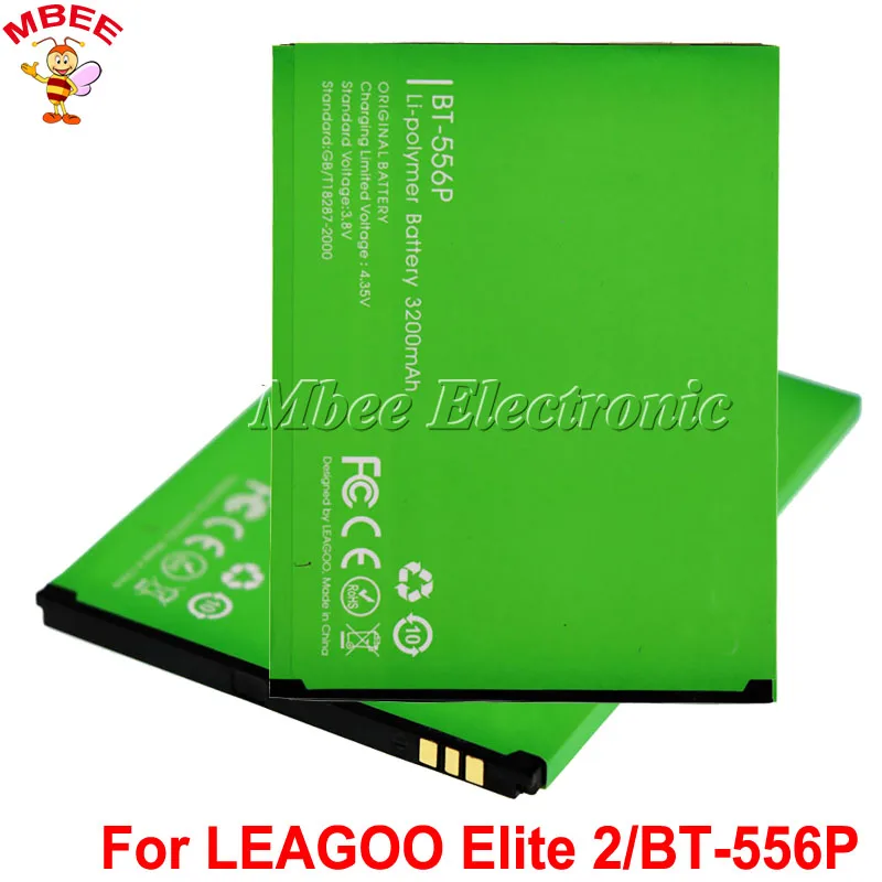 

For LEAGOO Elite 2 Battery BT-556P 3200mAh Batterie Bateria Accumulator AKKU