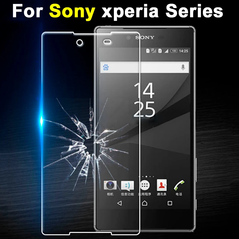 Защитное стекло для экрана sony xperia xa2 на experia L1 XA XA2 X Compact Ultra Plus закаленное XZ1 XZ Z3