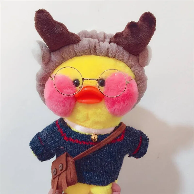 24 Kawaii LaLafanfan кафе утенок плюшевая игрушка милые животные желтая утка мягкие куклы игрушки Рождественский подарок на день рождения для детей - Цвет: 24