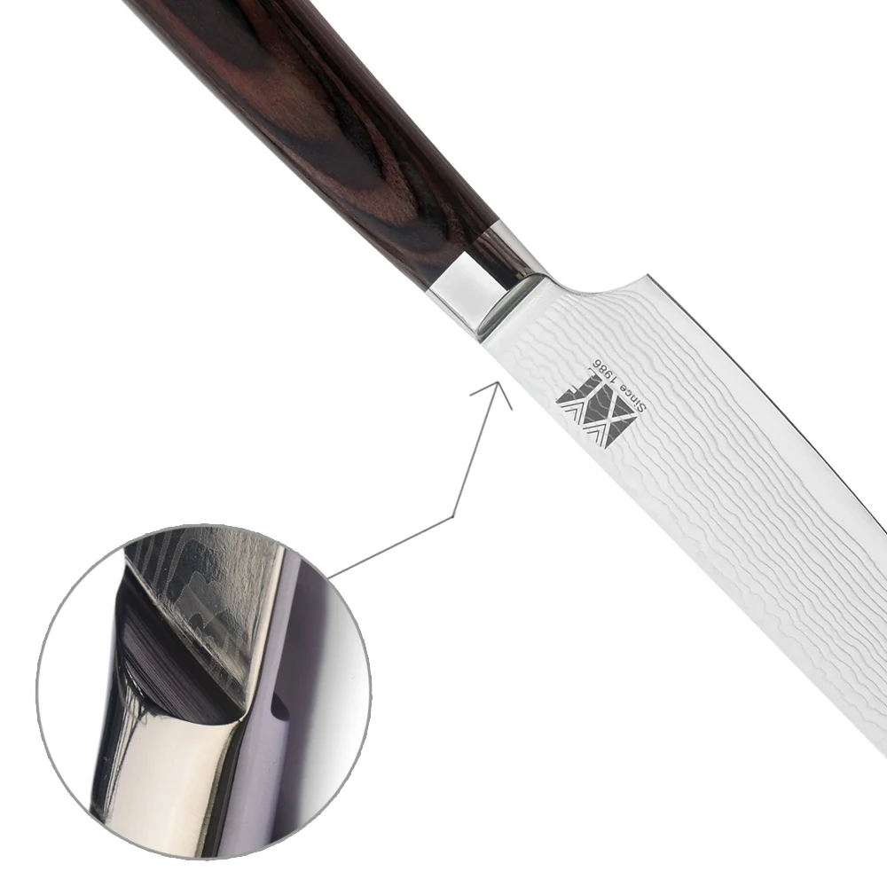 XYj набор ножей из дамасской стали Набор японских кухонных VG10 стали|knife dive|knife